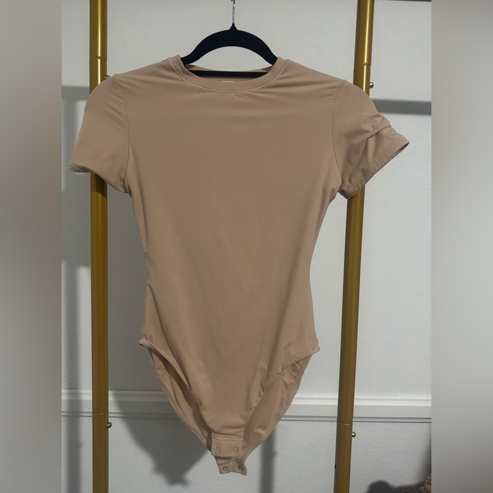 SKIMS Neutral Short Sleeve Bodysuit